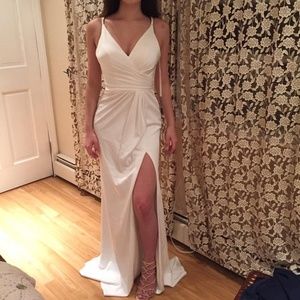 Faviana Formal Dress - White